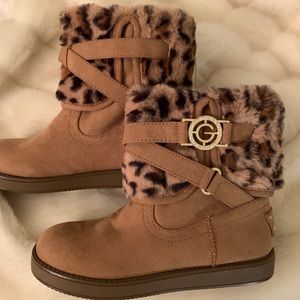 Guess cheetah boots!
